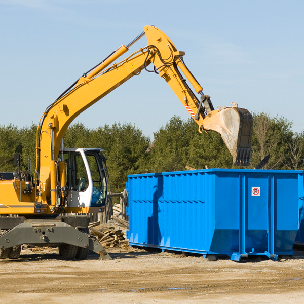 how does a residential dumpster rental service work in Bradford Woods